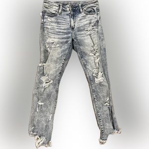 American eagle ripped skinny jeans